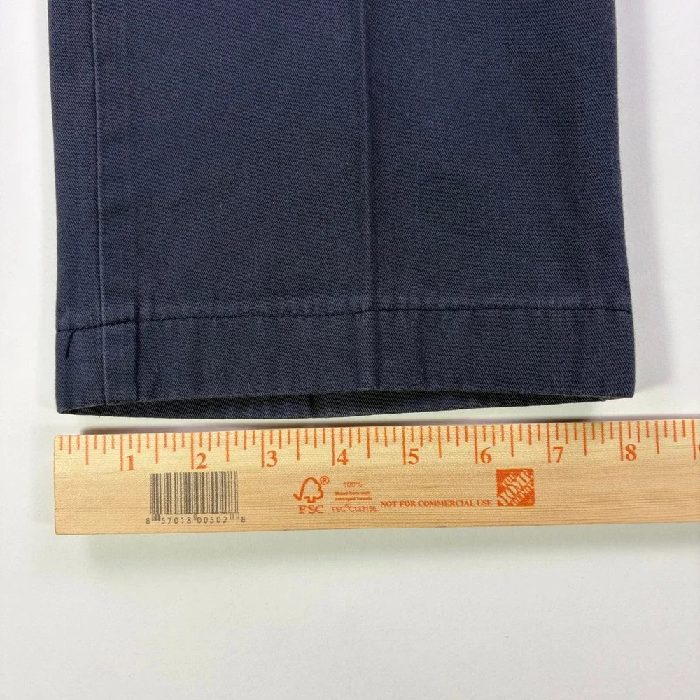 Bills Khakis M3 Trim Fit Chinos Mens 34 Navy Blue Cotton Made in USA Pants
